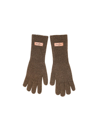 Day-wool knit gloves