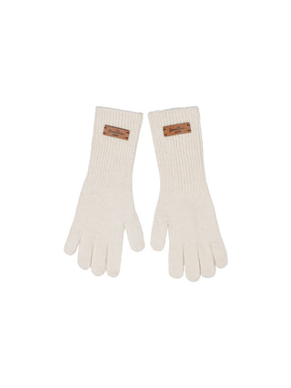 Day-wool knit gloves