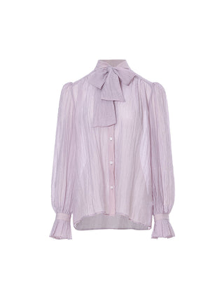 Sweet Tie Blouse styled for versatile pairing with various bottoms