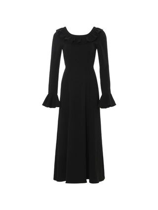 Sincethen Believe Back Ribbon Long Dress with delicate back ribbon detail for a feminine look