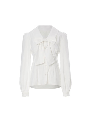 Chic Sincethen Claire Ribbon Blouse with elegant ribbon detail