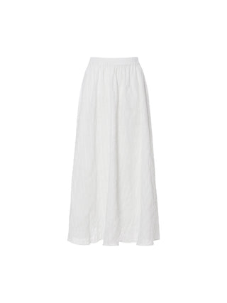 White embo skirt