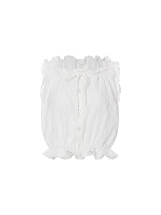White embo blouse
