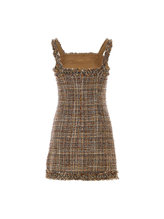 Arbre tweed mini dress