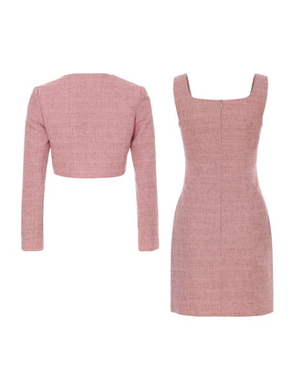 Rosepink tweed set