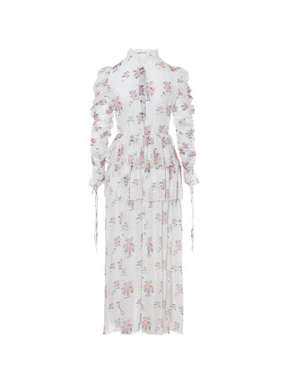 Flos shirring robe