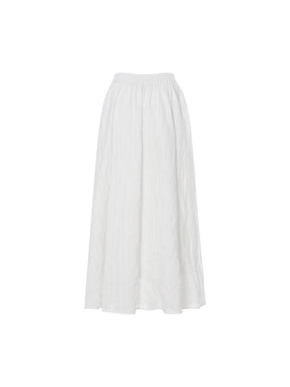 White embo skirt