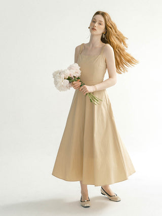 Ollia beige long dress