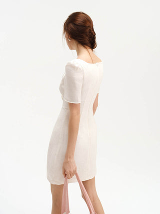 Modern ruffle mini dress