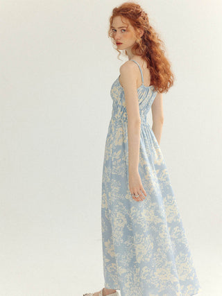 Mellow smoke long dress