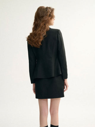 Classic Collar Jacket Black