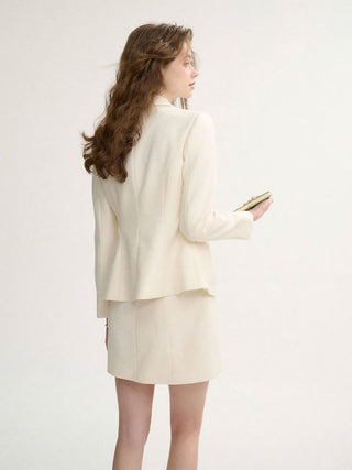 Classic Collar Jacket Ivory