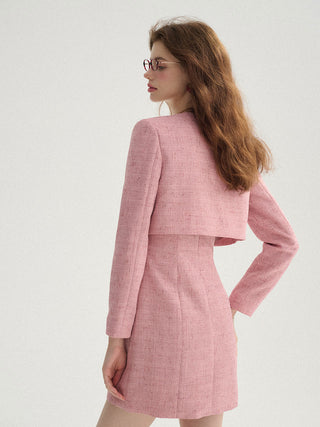 Rosepink tweed set