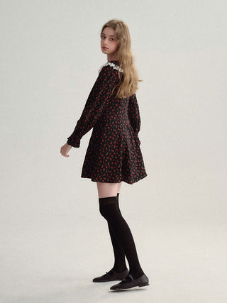 Ruby collar mini dress