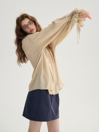 Sally High Neck Blouse